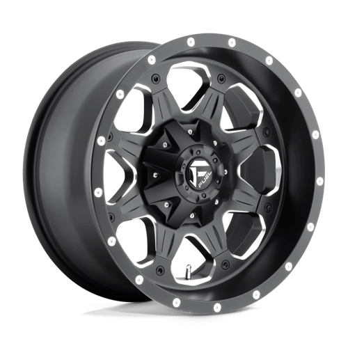 Fuel Wheels | Fuel Off-Road Boost D534 Series Matte Black Wheels with Milled Accents D53418908249