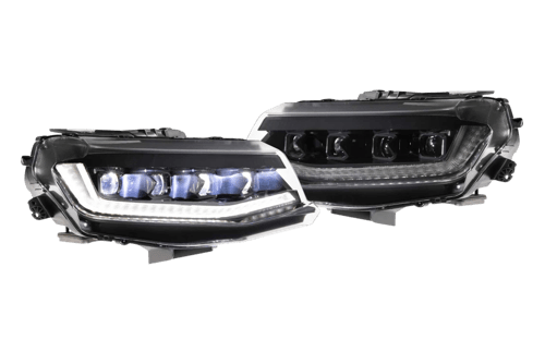 Morimoto XB LED Heads LF403 | Chevrolet Camaro (16-18) (Set / Black) GM Camaro (16-18)