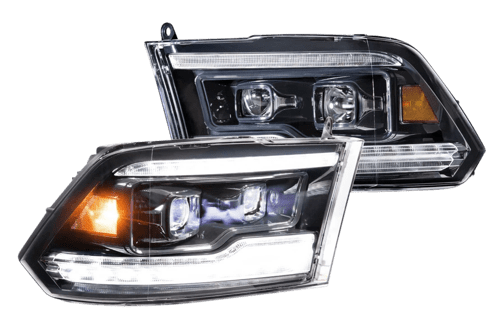 Morimoto XB LED Headlights LF520-ASM | White DRL | 2009-2018 Ram