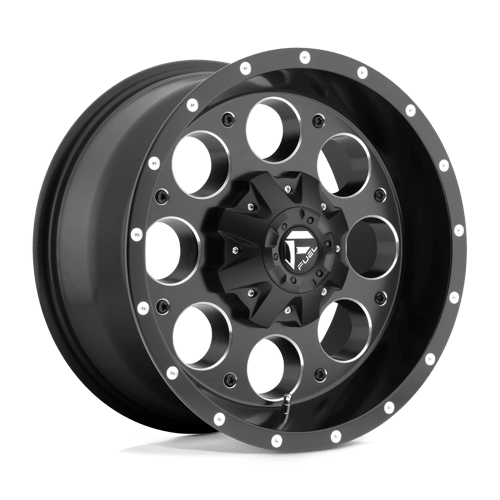 Fuel Wheels | Fuel Off-Road Revolver D525 Series Matte Black with Milled Accents Wheels D52515800437