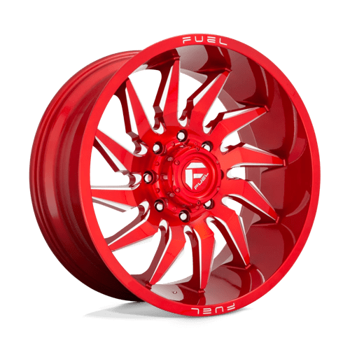 Fuel Wheels | Fuel Offroad SABER 20x10 -18MM 5x139.7 CANDY RED MILLED D7452000B447